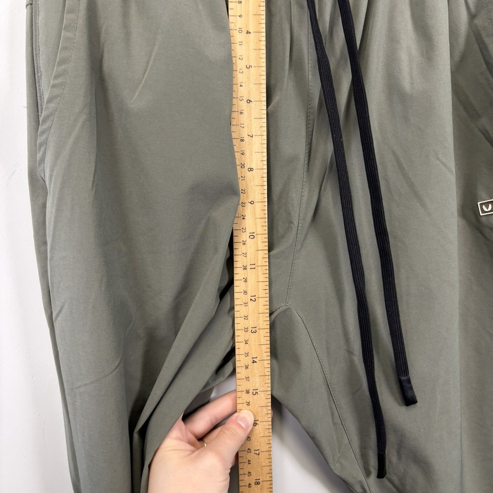 ASRV Mens Olive Green Jogger Pants Athleisure Workout Track Pants Size L - Picture 5 of 11